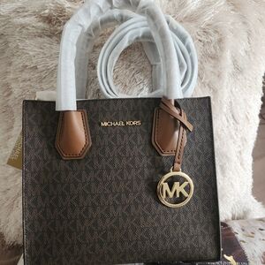 Michael Kors Brown and Tan Women's Bag